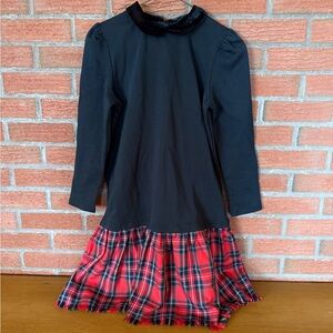 Polo by Ralph Lauren Black Velvet Collar Dress